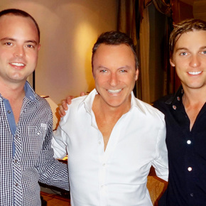 Kevin Taylor (Editor of LIVEOUTLOUD), Colin Cowie (International Event Specialist) and Mike Eilertsen